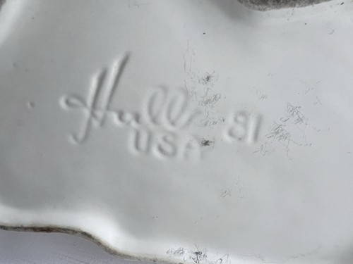 VTG 1950s Hull Pottery White Graceful Swan + Lotus Planter #81 Statue Home Decor - Picture 10 of 14