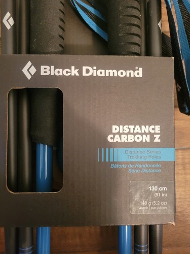 BRAND NEW Black Diamond Distance Carbon Z Trekking Poles - Pair - 130cm - Picture 3 of 6