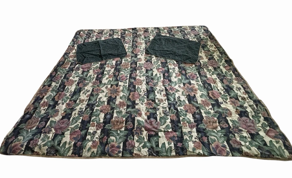 Edredón canon floral King y 2 fundas de colección Foto 4 de 4