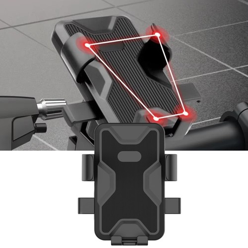 Support t��l��phone moto avec m��canisme de verrouillage innovant pour une utili - Photo 2 sur 16