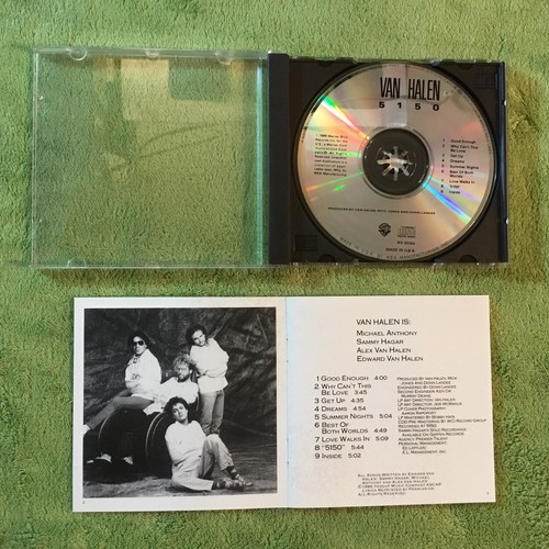 (7) Van Halen-CD's-Women Child/Diver Down/Fair Warning/1984/5150/Balance/Carnal - Foto 14 di 20