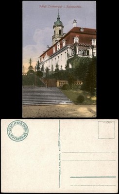 Lichtenwalde-Niederwiesa Schloß Lichtenwalde, Treppenaufgang 1913