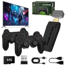 Consola de Videojuegos 4K HDMI Retro Inalámbrica Con Video Juegos Clásicos 2025