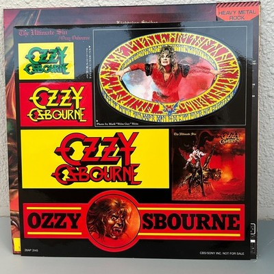 Ozzy Osbourne/The Ultimate Sin Japan with Obi & Sticker Near