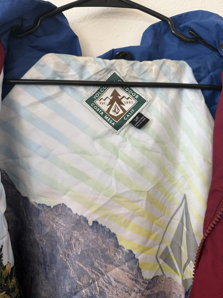 Volcom Vintage Rain jacket Costa Mesa Size Small Men’s - Image 3 of 4