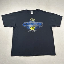 Chase Authentics Jimmie Johnson Shirt Mens 2x NASCAR Double Sided Graphic Y2K
