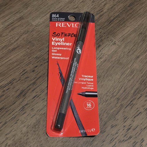 Revlon So Fierce Vinyl Eyeliner Longwearing Gel 864 Force of Steel - Picture 1 of 6