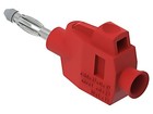 1064-PRO-R Steckverbinder: 4mm Bananen Stecker 36A 30VAC 60VDC rot ELECTRO-PJP