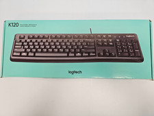  LOT OF 4 Logitech K120 USB Keyboard for PC - Black BRAND NEW 