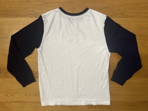 Polo Ralph Lauren 1967 Long Sleeve Baseball Tee, Size Large 14/16 Navy And White - Picture 7 of 7