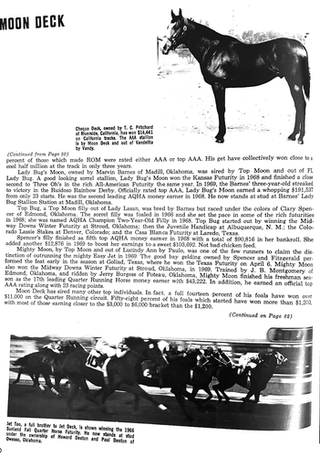 1970 QUARTER HORSE Journal, RACE Issue - EASY JET Cover! - MOON DECK Article! - Picture 13 of 24