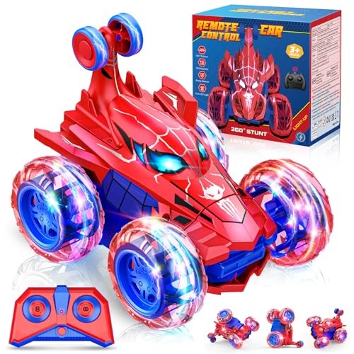 Spider RC Coches Niños Juguetes Control Remoto Coche 3 4 5 6 7 8 9 10 Años Niño Niña - Imagen 1 de 5