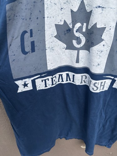 Camiseta Affliction Signature Series George St. Pierre Talla 3XL Azul - Imagen 13 de 13