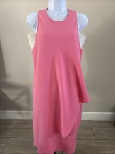 Lauren Ralph Lauren Sleeveless Round Neck Pink Dres Size 12