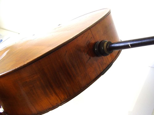Antikes Cello Zettel " F.Cellier & Fils Luthiers Hambourg " vor 1945 - Picture 15 of 18