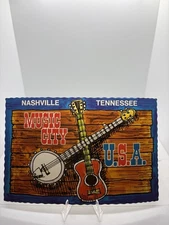 Nashville Tennessee Music City USA Vintage 4x6 Continental Postcard