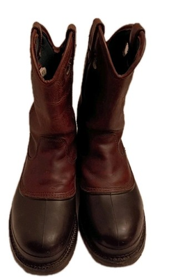 #ad Farm And Ranch Comfort Core Men#x27;s Chore Boots Size 11 M Oil Resist Rugged $69.99