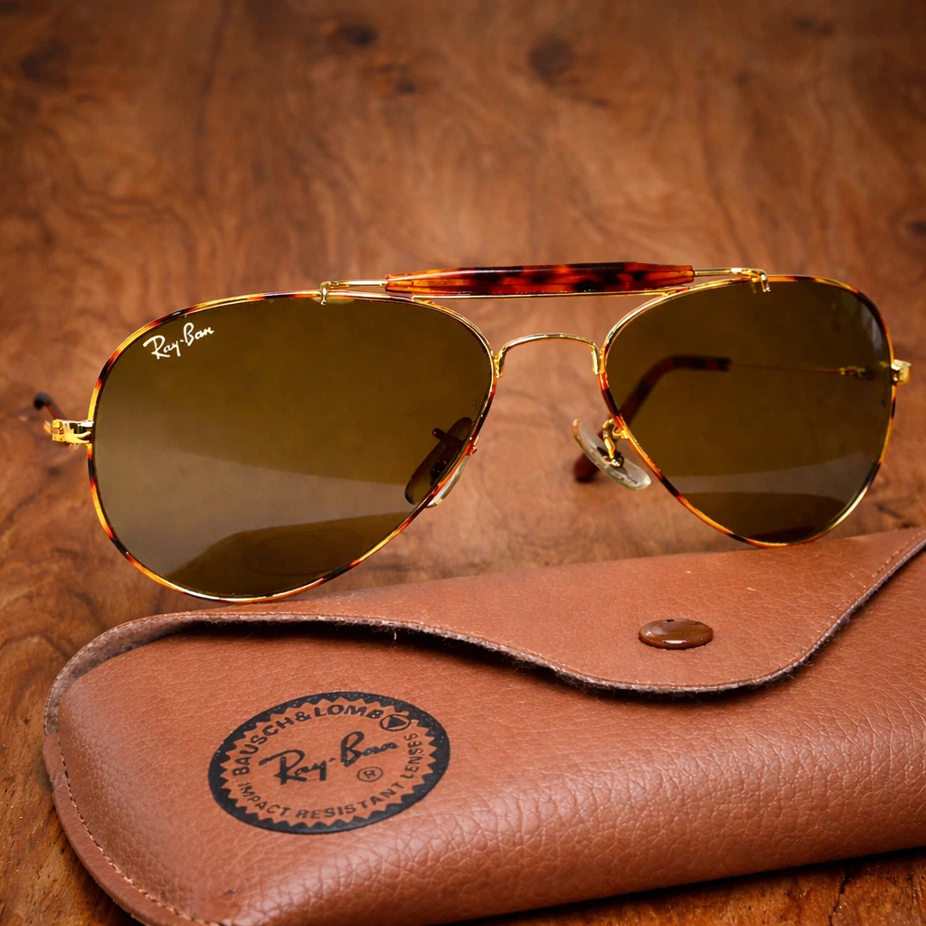 Preços baixos em Óculos de Sol Ray Ban Outdoorsman em Vintage | eBay