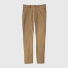Men's Skinny Fit Chino Pants - Goodfellow  Co  Tan 34x32
