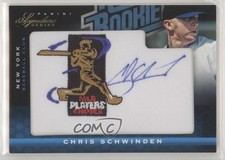 2012 Signature Series Rated Rookie MLBPA 109/299 Chris Schwinden Patch Auto 2u3