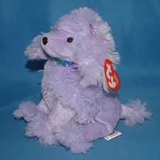 Ty Beanie Baby Demure - MWMT (Purple Dog)