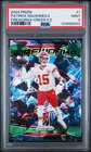 2024 Panini Prizm Fireworks Patrick Mahomes II #1 Green Ice Prizm PSA 9