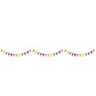  3 STÜCKE Lange Bunting Banner Pinata Thema Party Mexikanische Filzfahne Hängen