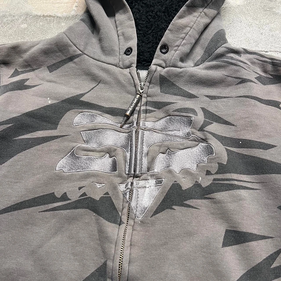 CHAQUETA DE CARRERAS ZORRO Y2K AÑOS 2000 Foto 3 de 4