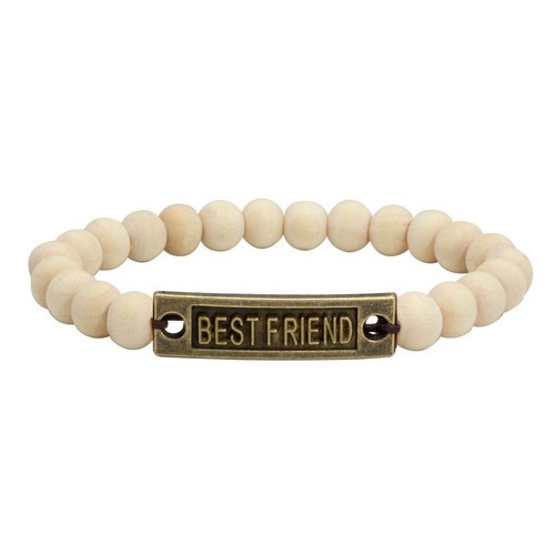 5 Pcs Charm Bracelet for Men Women 8mm Wooden Beads Mala Prayer Stretch Bracelet - Picture 2 of 7