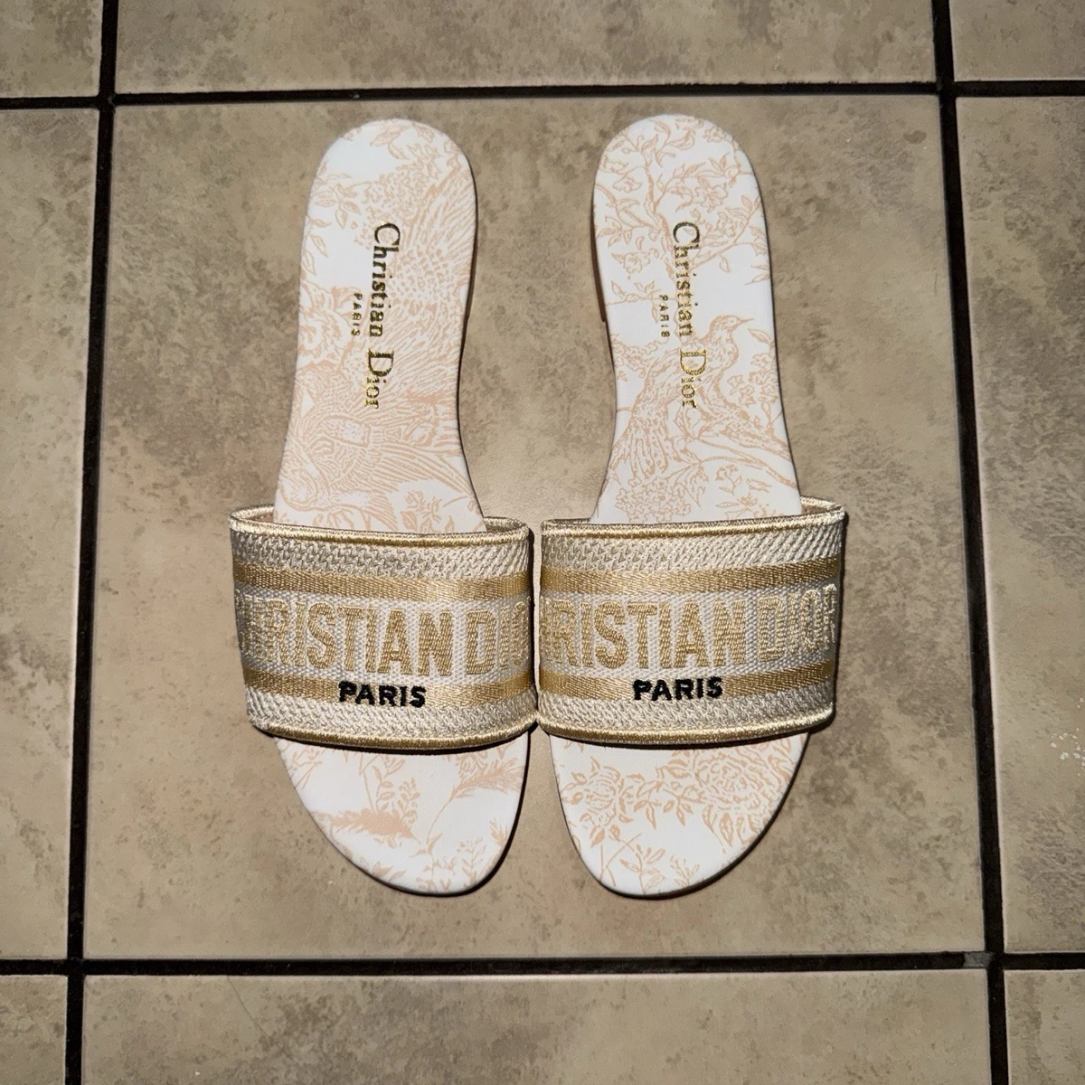 Dior White Sandals for Women for sale | eBay