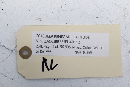 2015-2023 JEEP RENEGADE 4WD REAR LEFT SIDE SUSPENSION REARWARD CONTROL ARM OEM - Picture 6 of 6