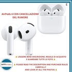 Apple AirPods 4 con cancellazione attiva del rumore, audio spaziale - TESTATO