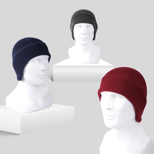 Winter Thermo Helm Liner Totenkopf Mütze Fleece Warm Radmütze Ski Beanie für Herren - Bild 6 von 12