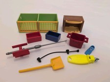 Playmobil Random Parts  Pieces Lot Screwdriver Bins Shovel Etc