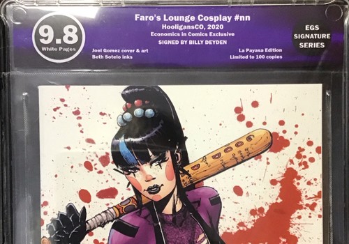 Faro's Lounge Cosplay #nn La Payasa Edition LTD 100 9.8 EGS SIGNED With COA - Picture 2 of 4