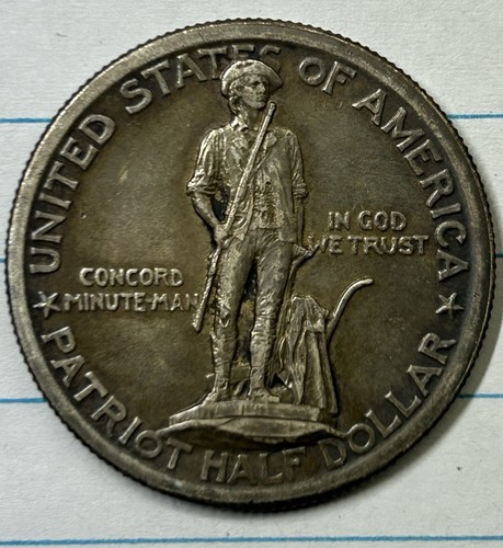 1925 Lexington Commemorative Half Dollar Perfect Circulated Eye Appeal