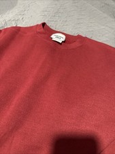 Vintage Lee Heavyweight Sweatshirt Maroon Size Large NOS