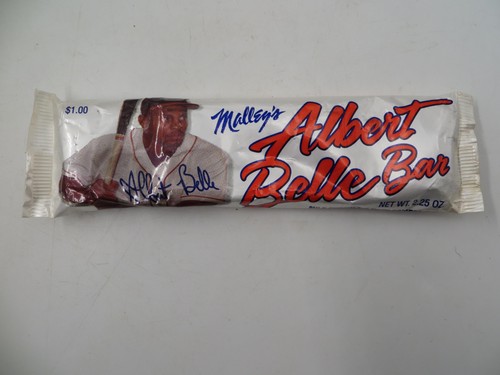 Vintage Cleveland Indians Albert Belle Candy Bar Sealed MLB Malley's 90s - Bild 1 von 4
