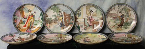 Piatti in porcellana Imperial Jingdezhen 1986/19887/1988 (quantità: 8) - usati in ottime condizioni
