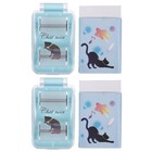  2 Sets Laptop Reinigungsset Radiergummi Roller Desktop -Reiniger Radiergummis