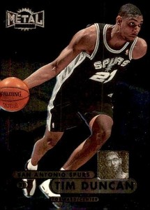 1997-98 Metal Universe Championship Preview - Tim Duncan #72 (RC)