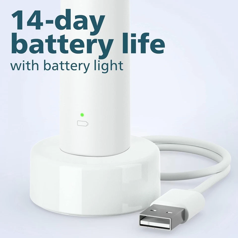 Cepillo de dientes eléctrico sónico recargable con Quadpacer y modo de limpieza diaria Foto 3 de 4