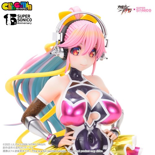 CharaGumin 1/8 Super Sonico Sonico Becomes Taimanin Ver. Plastik Modellbausatz Japan - Bild 6 von 9