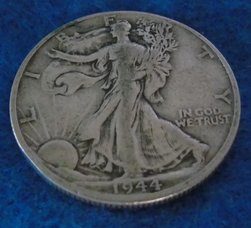 1944-D 1944D 1944 D WALKING LIBERTY 90% SILBER HALF DOLLAR 50C Cent Fifty 1/2 - Bild 4 von 6