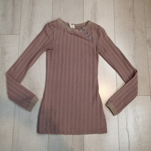 We The Free People XS / S Pink Blush Knit Long Sleeve Top cotton bl - Picture 7 of 12
