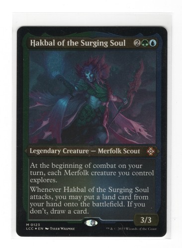 Hakbal of the Surging Soul (Display Commander) - Thick Stock M Commander: The Lo - Picture 1 of 1