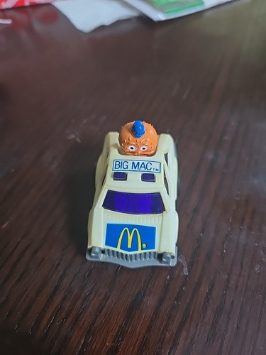 Vintage 80s McDonald’s Big Mac Pull Back Car Toy Hamburglar - Picture 2 of 3