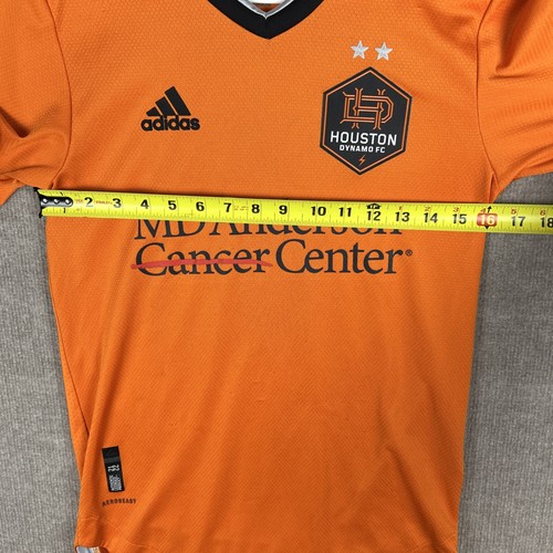 Houston Dynamo Jersey Adult Size XS 2021 Adidas Orange MD Anderson - Picture 3 of 15
