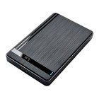2X(2,5--HDD-SSD-Gehäuse, USB 3.0 auf , Externes Festplattengehäuse für 3391