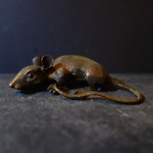 fino bronce fundido de una rata - Imagen 2 de 10